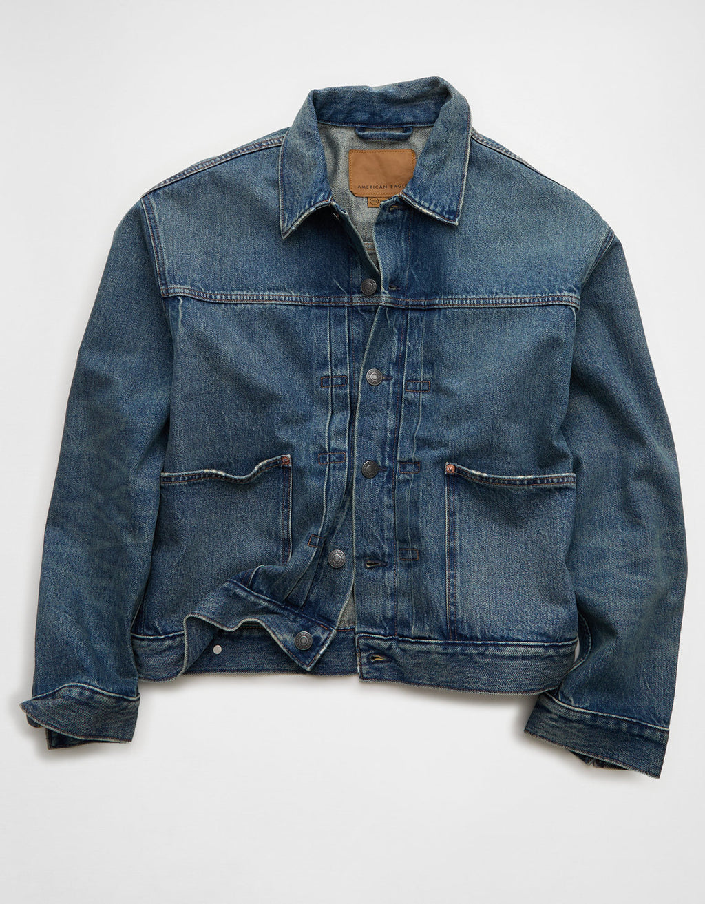 Chaqueta Utility de Denim de Ajuste Relajado - Generico 0101_1912_431_f