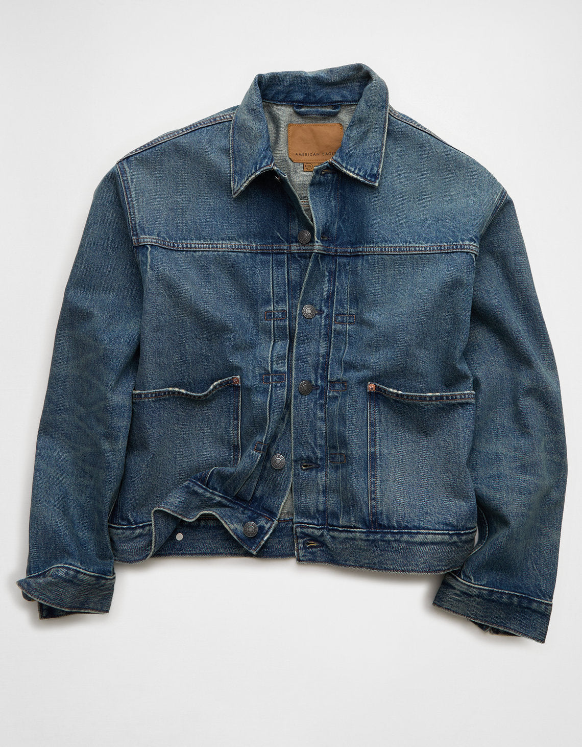 Chaqueta Utility de Denim de Ajuste Relajado - Generico 0101_1912_431_f