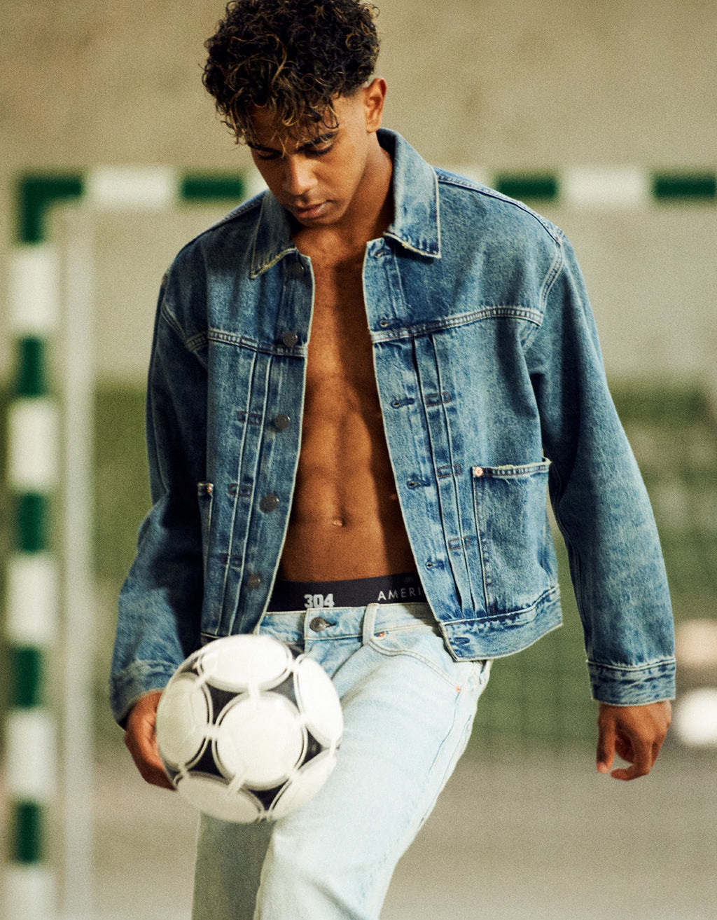 Chaqueta Utility de Denim de Ajuste Relajado - Generico 0101_1912_431_l1