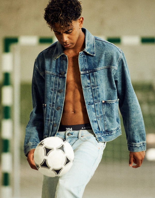 Chaqueta Utility de Denim de Ajuste Relajado - Generico