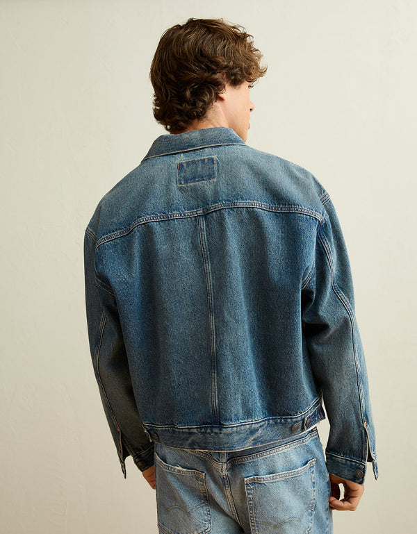 Chaqueta Utility de Denim de Ajuste Relajado - Generico