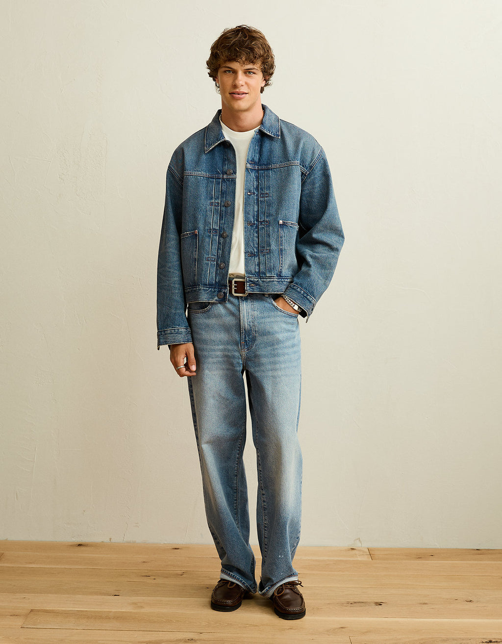 Chaqueta Utility de Denim de Ajuste Relajado - Generico 0101_1912_431_os