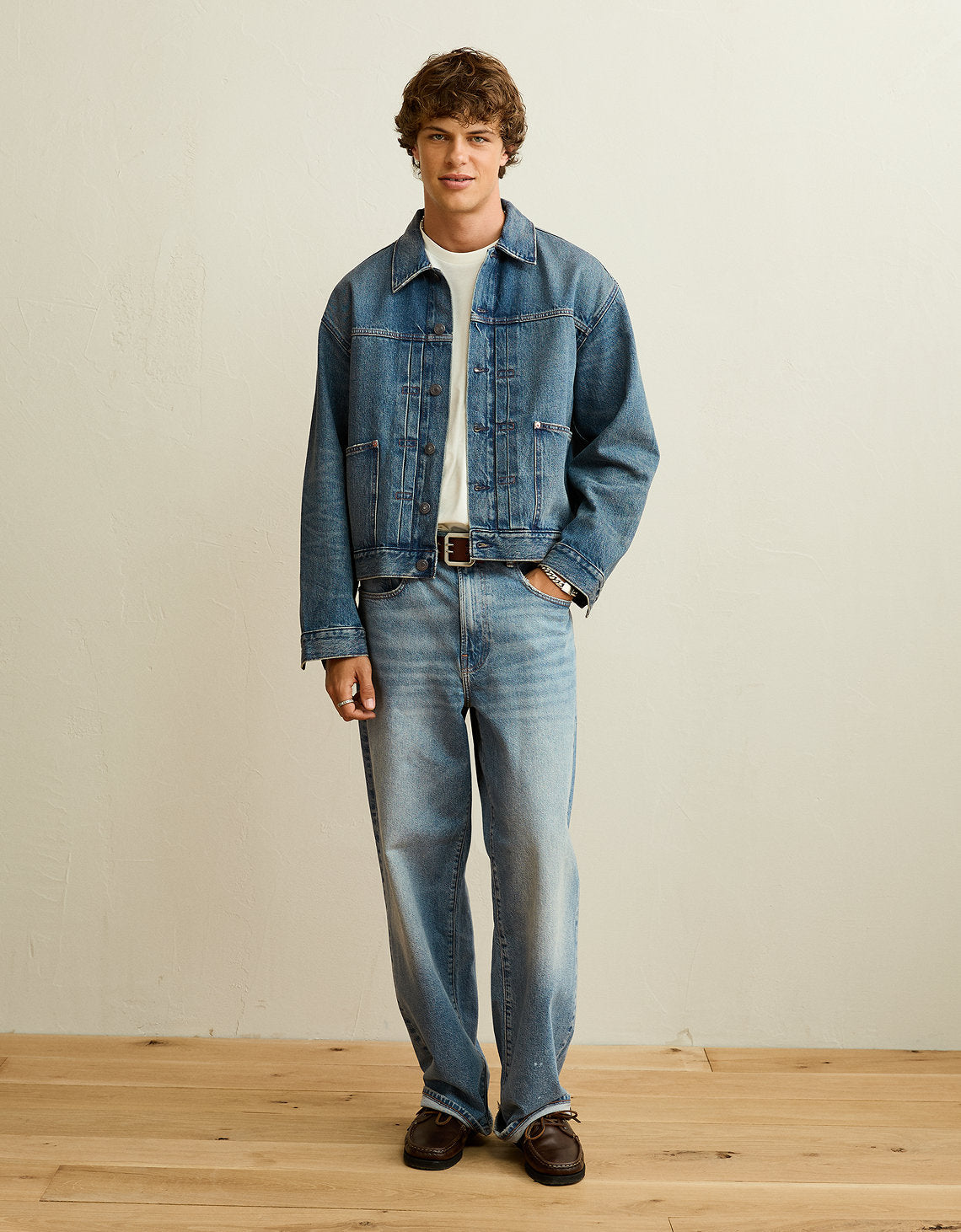 Chaqueta Utility de Denim de Ajuste Relajado - Generico 0101_1912_431_os