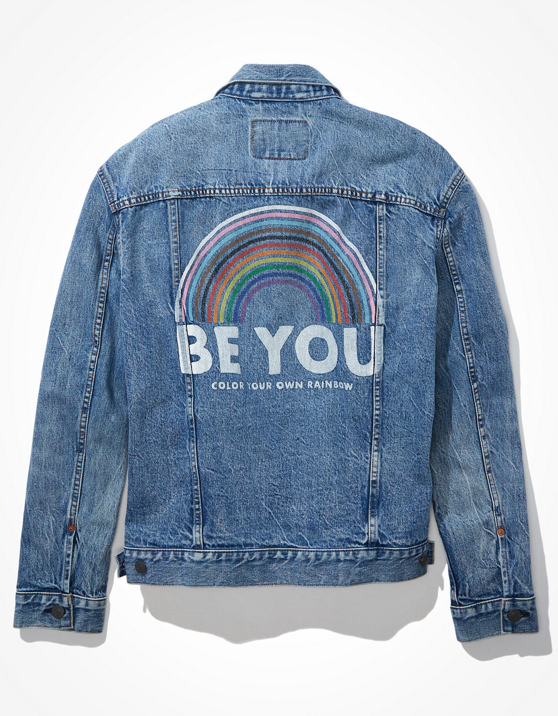 Chaqueta en Denim AE x Mxmtoon orgullo - Azul 0106_1468_400_b