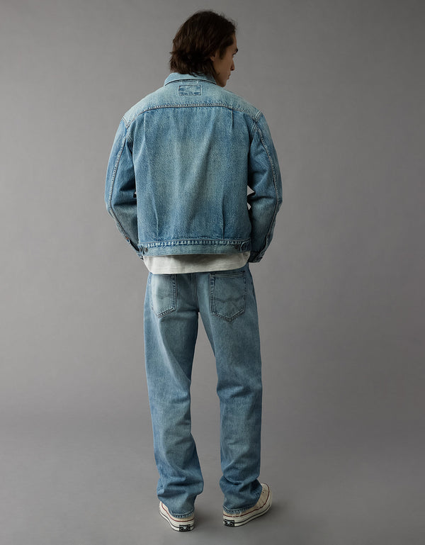 Chaqueta Trucker Slim fit en denim de Hombre - Azul
