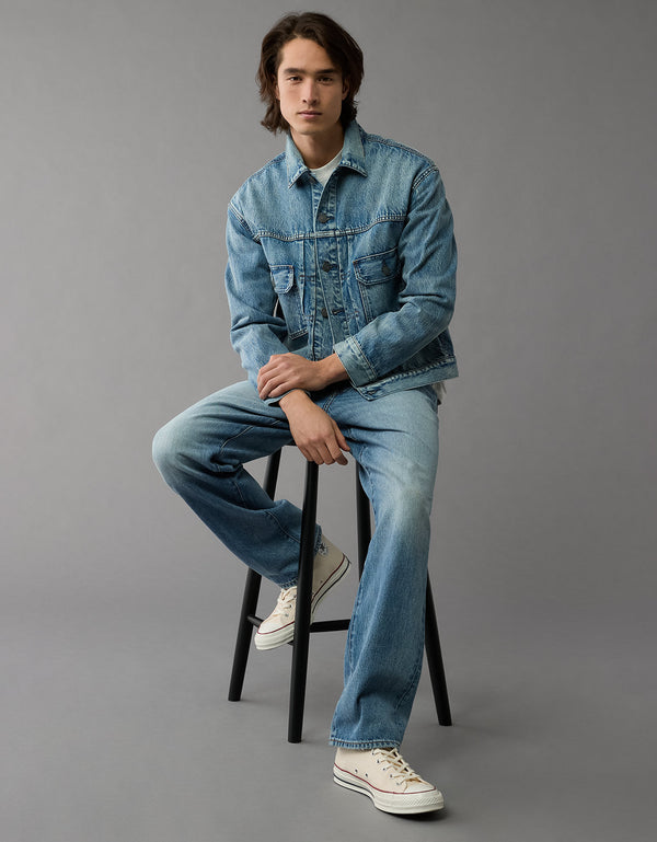 Chaqueta Trucker Slim fit en denim de Hombre - Azul