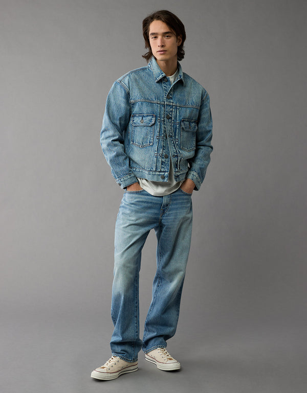 Chaqueta Trucker Slim fit en denim de Hombre - Azul