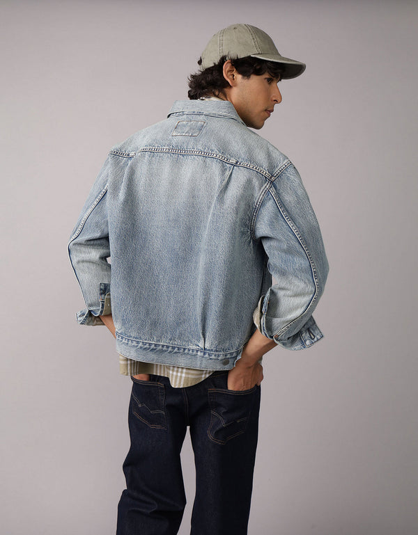 Chaqueta en Denim Trucker Ae - Generico