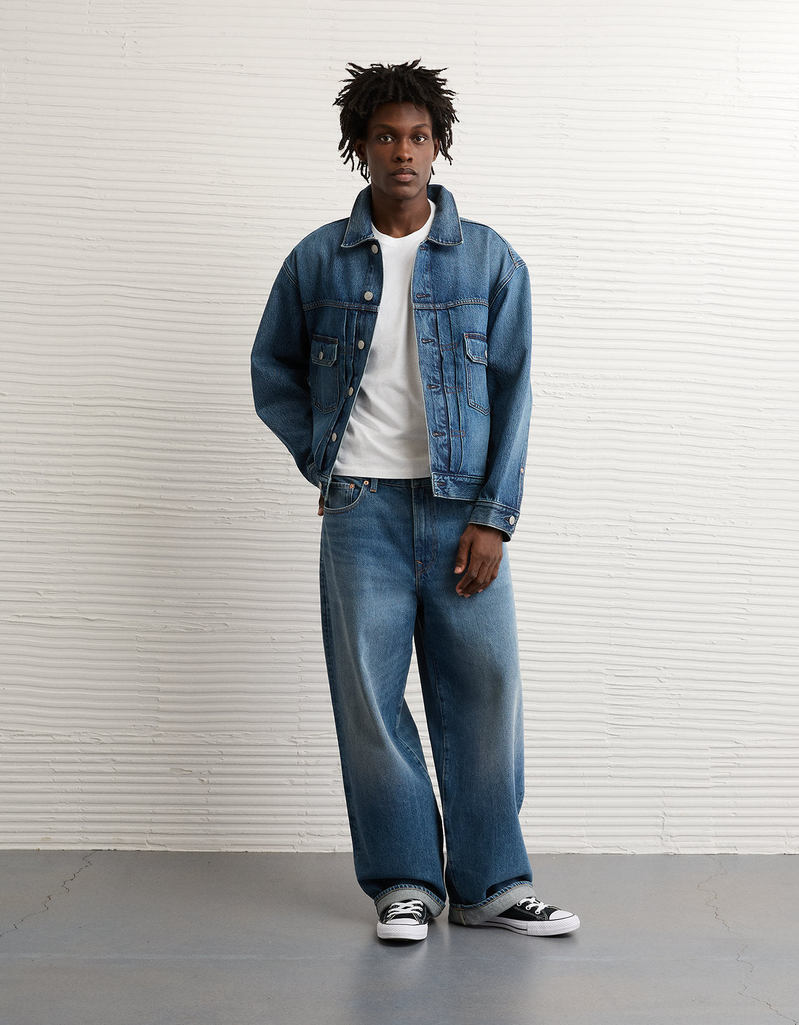 Chaqueta Denim de mezclilla para hombre. - Azul 0106_1846_400_d2