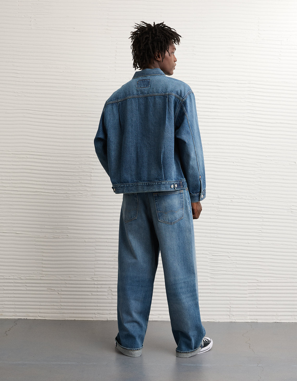 Chaqueta Denim de mezclilla para hombre. - Azul 0106_1846_400_ob