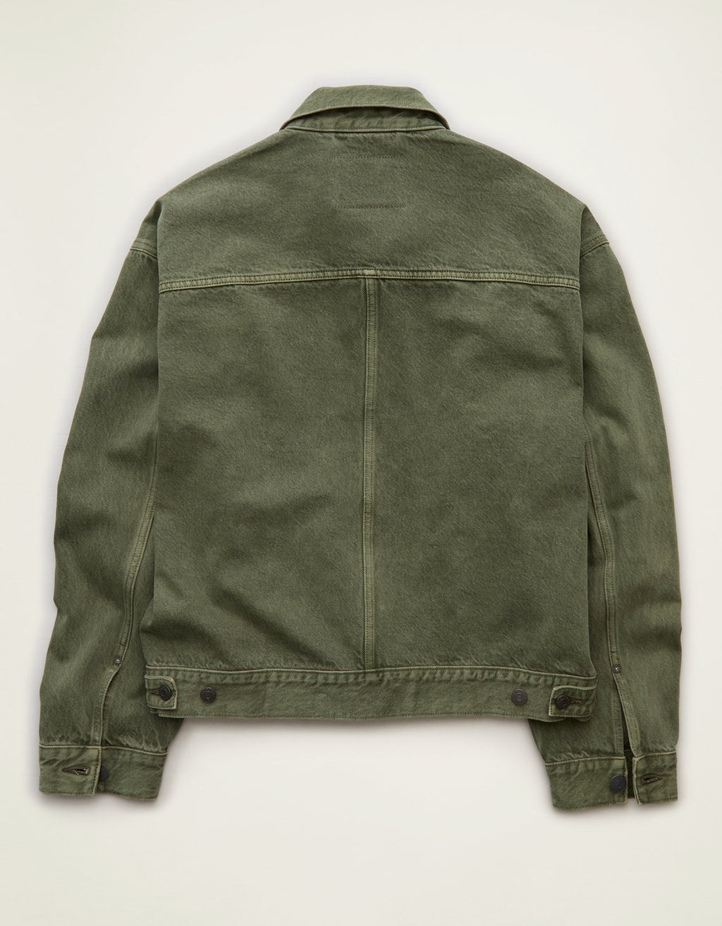 Chaqueta de mezclilla de ajuste relajado Ae - Verde 0106_1915_342_b