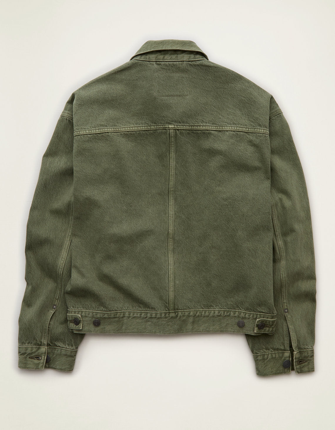 Chaqueta de mezclilla de ajuste relajado Ae - Verde 0106_1915_342_b
