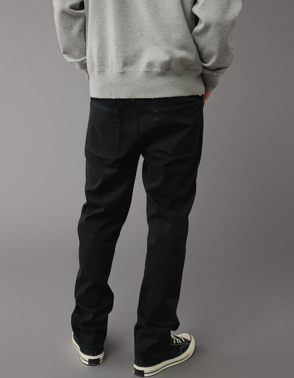 Jean Original Straight Ae - Negro 0111_7058_055_ob