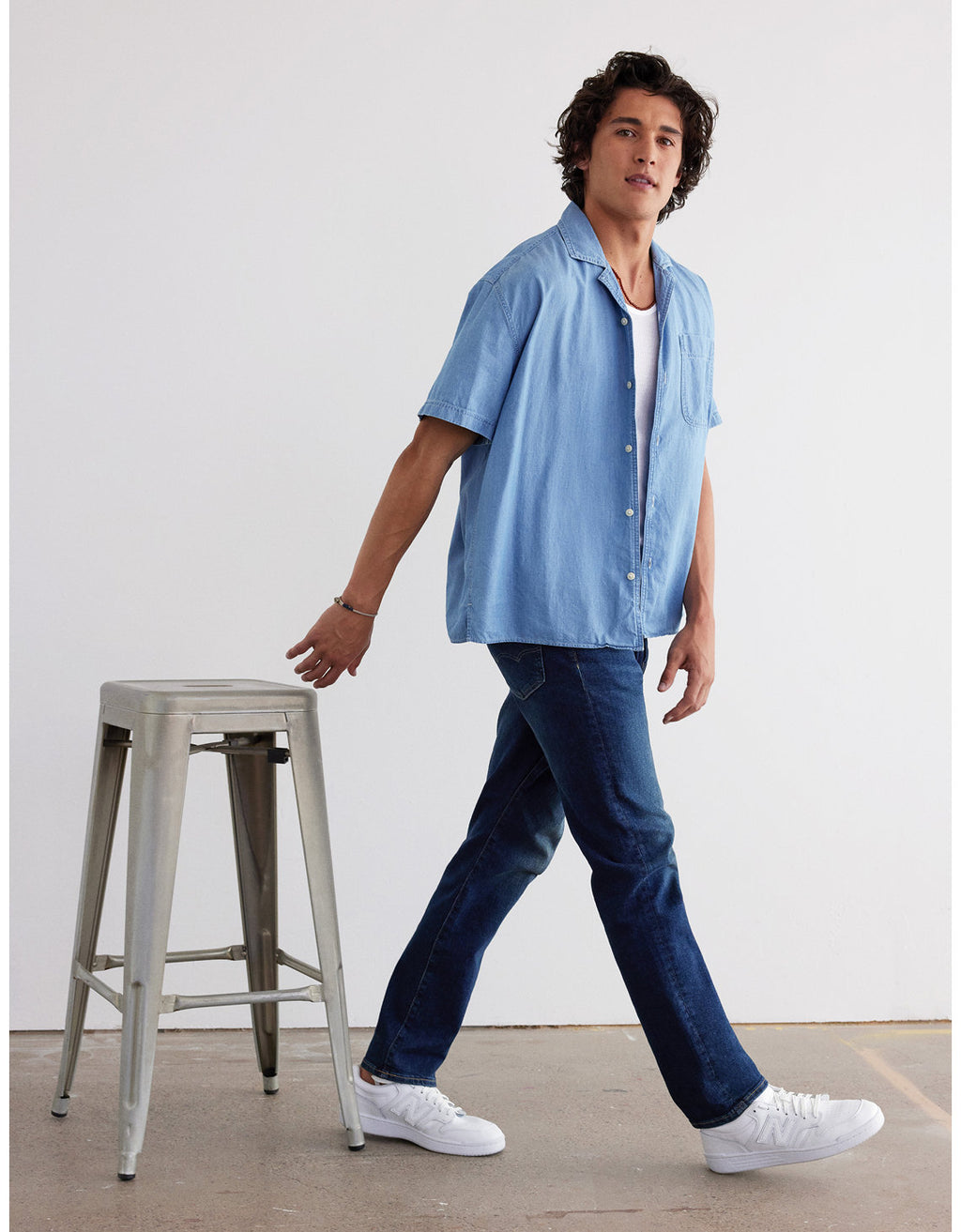 Jean Slim Straight Ae - Azul 0116_6020_272_l1