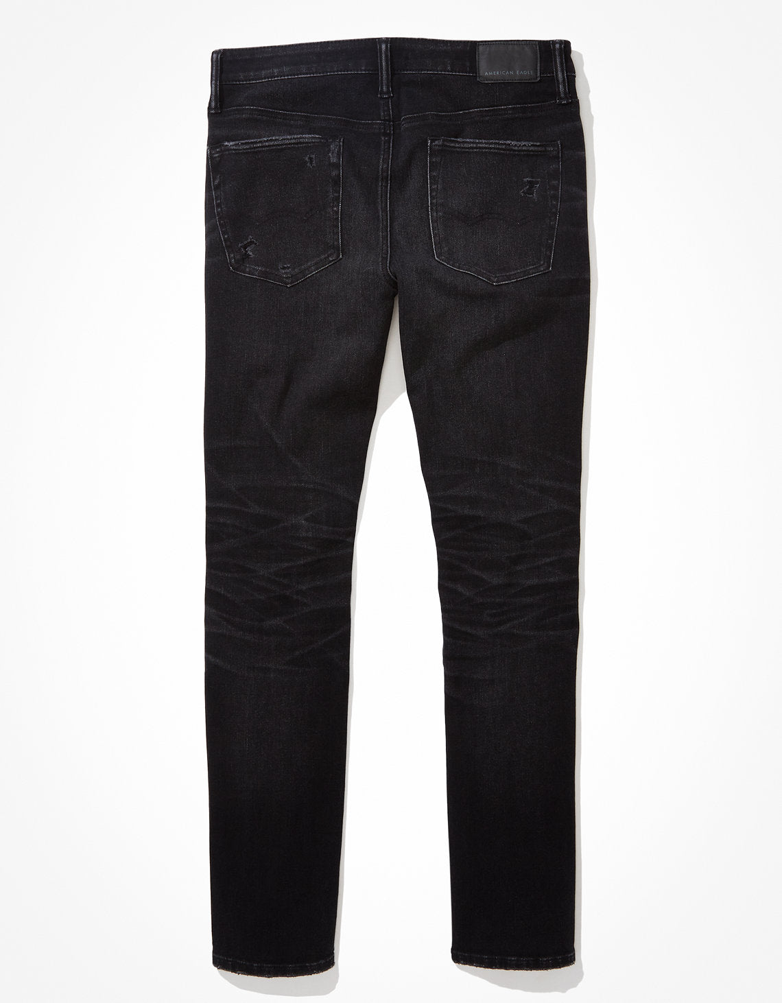 Jean Slim con Parches Ae - Negro 0117_6221_080_b