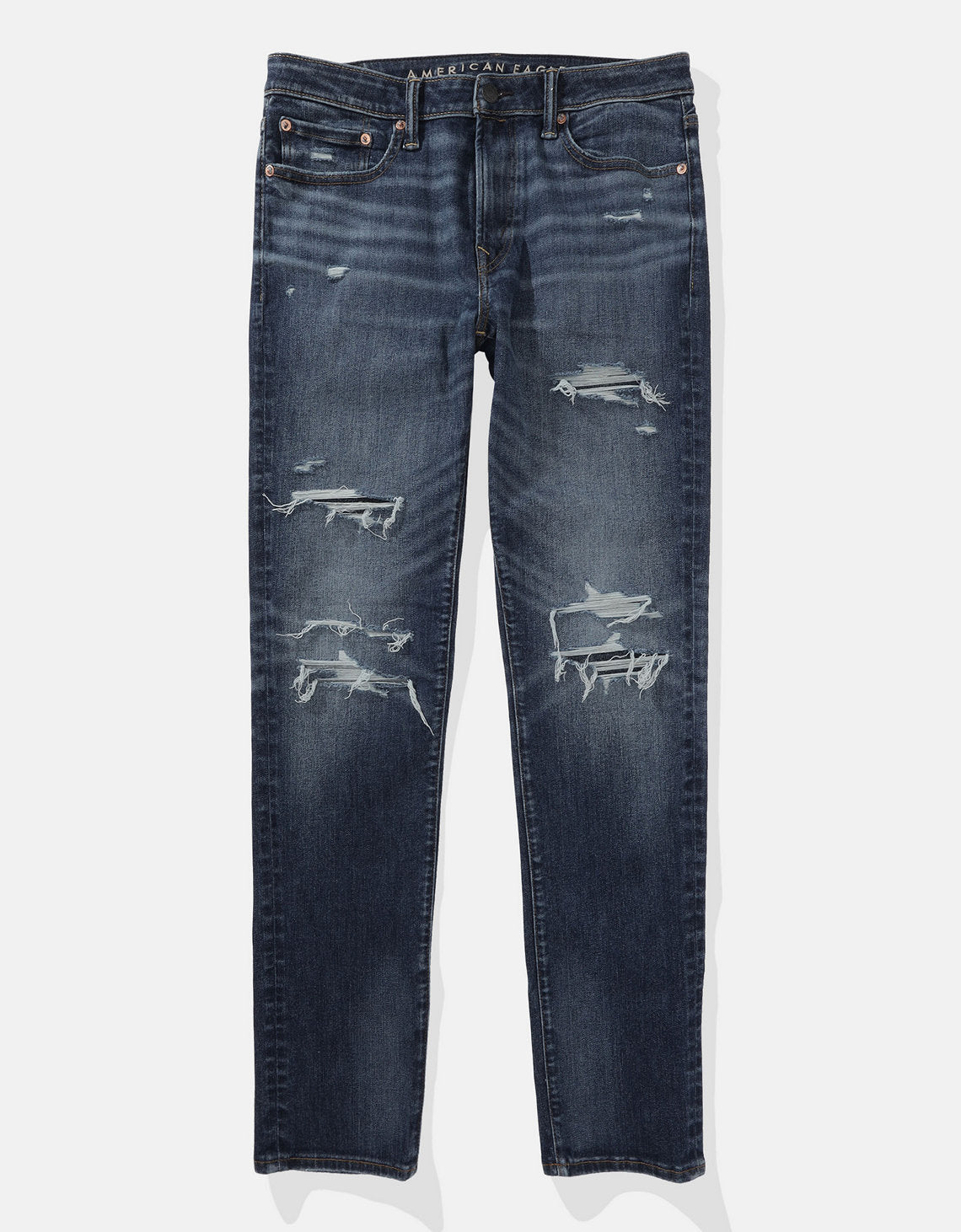Jean Slim con rotos Hombre AE - Generico 0117_6901_919_f