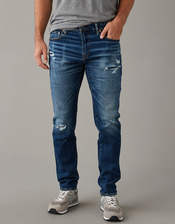 Jean Athletic con parches Hombre AE - Generico
