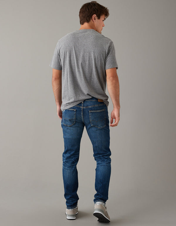 Jean Athletic con parches Hombre AE - Generico