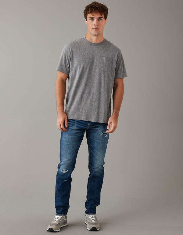Jean Athletic con parches Hombre AE - Generico