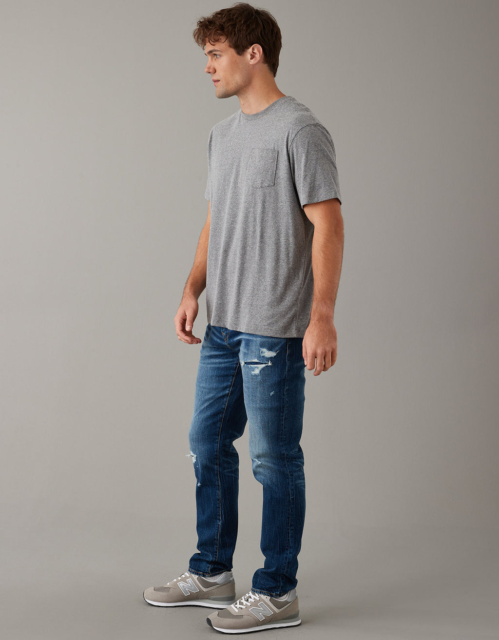 Jean Athletic con parches Hombre AE - Generico 0118_6489_458_os