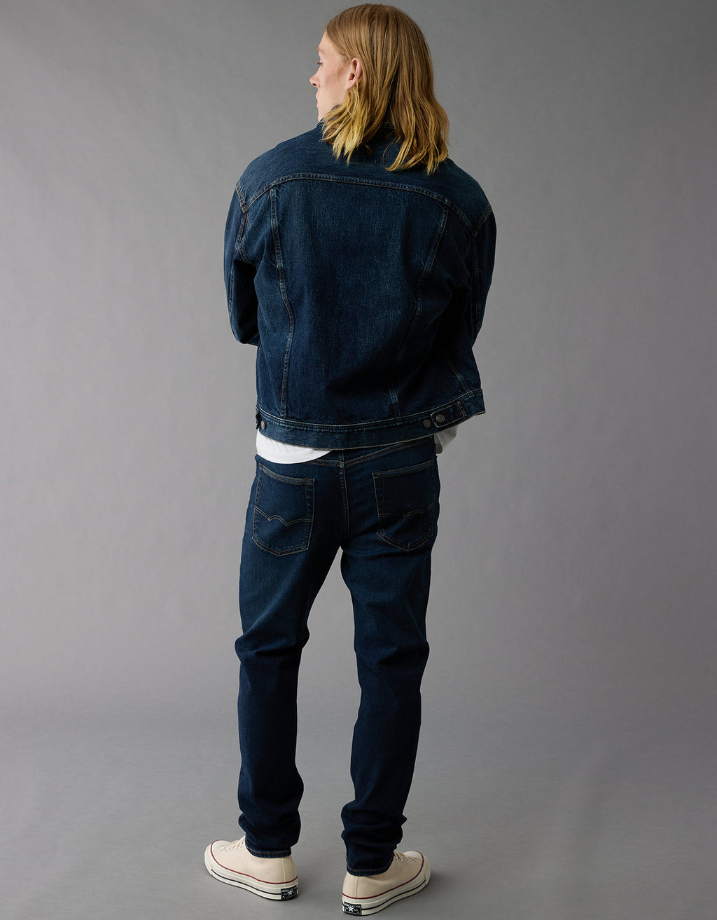 Jean Athletic con Stretch Hombre AE - Azul 0118_6854_911_ob