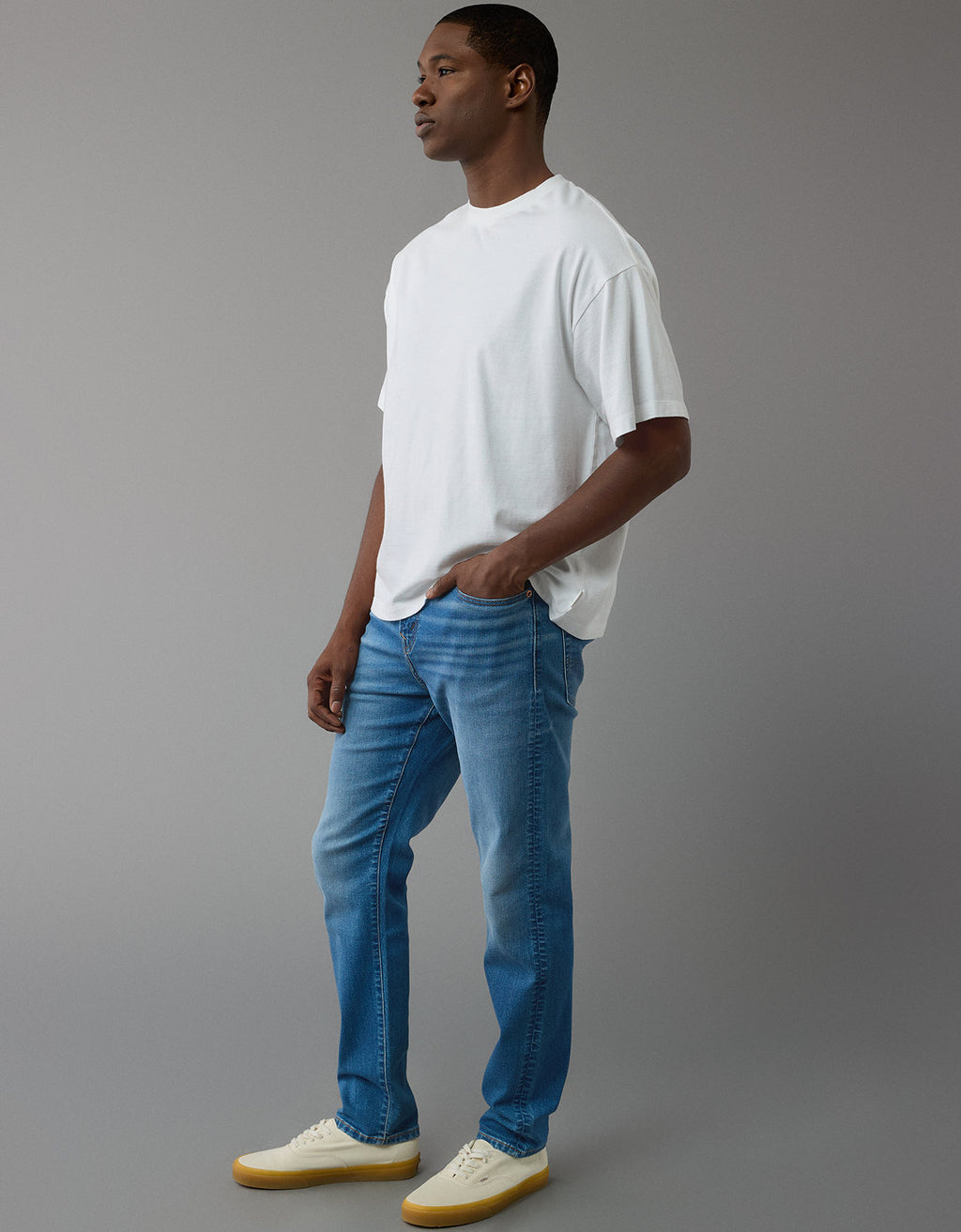 Jean AE Athletic de hombre - Azul 0118_6946_857_os
