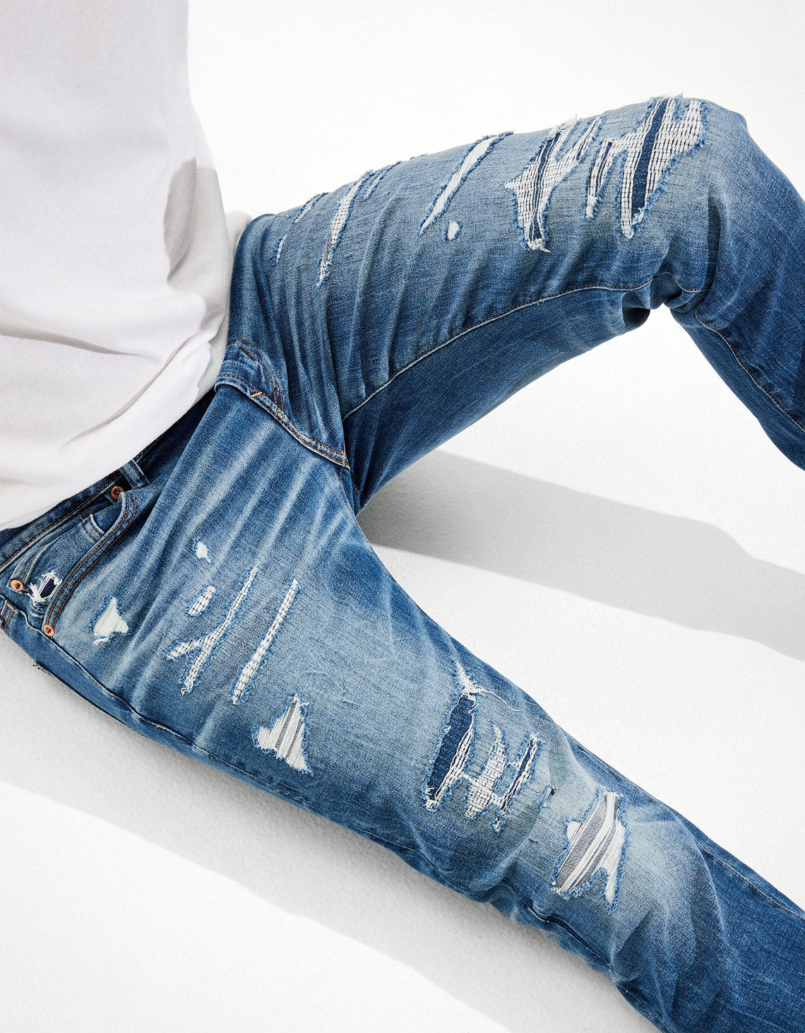 Jean Skinny con Parches Ae - Azul 0119_6118_436_d2