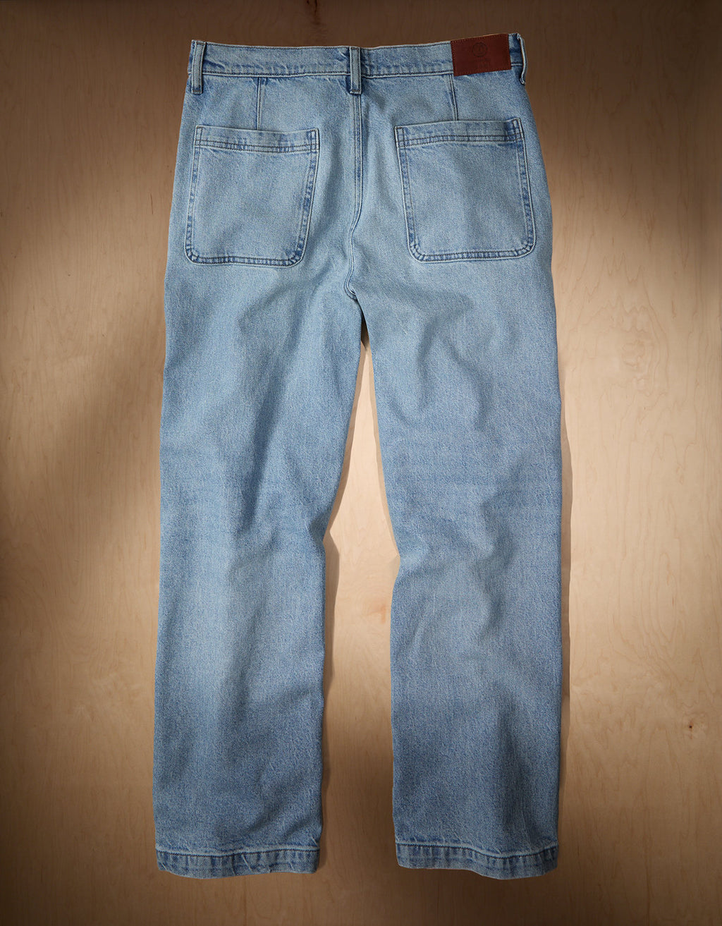 Ae x Tru Kolors Pantalón en Denim Pleated - Azul 0122_7376_401_b