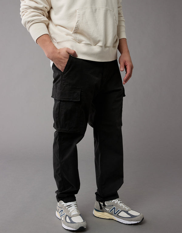 Pantalón Tipo Cargo Lived-In Ae - Negro