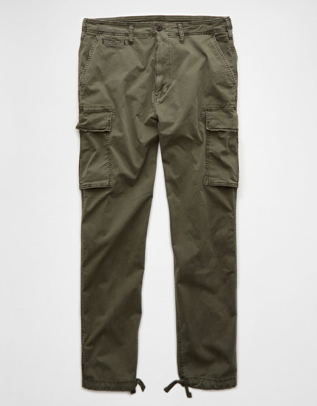 Pantalón Tipo Cargo Lived-In Ae - Verde 0123_4882_342_f
