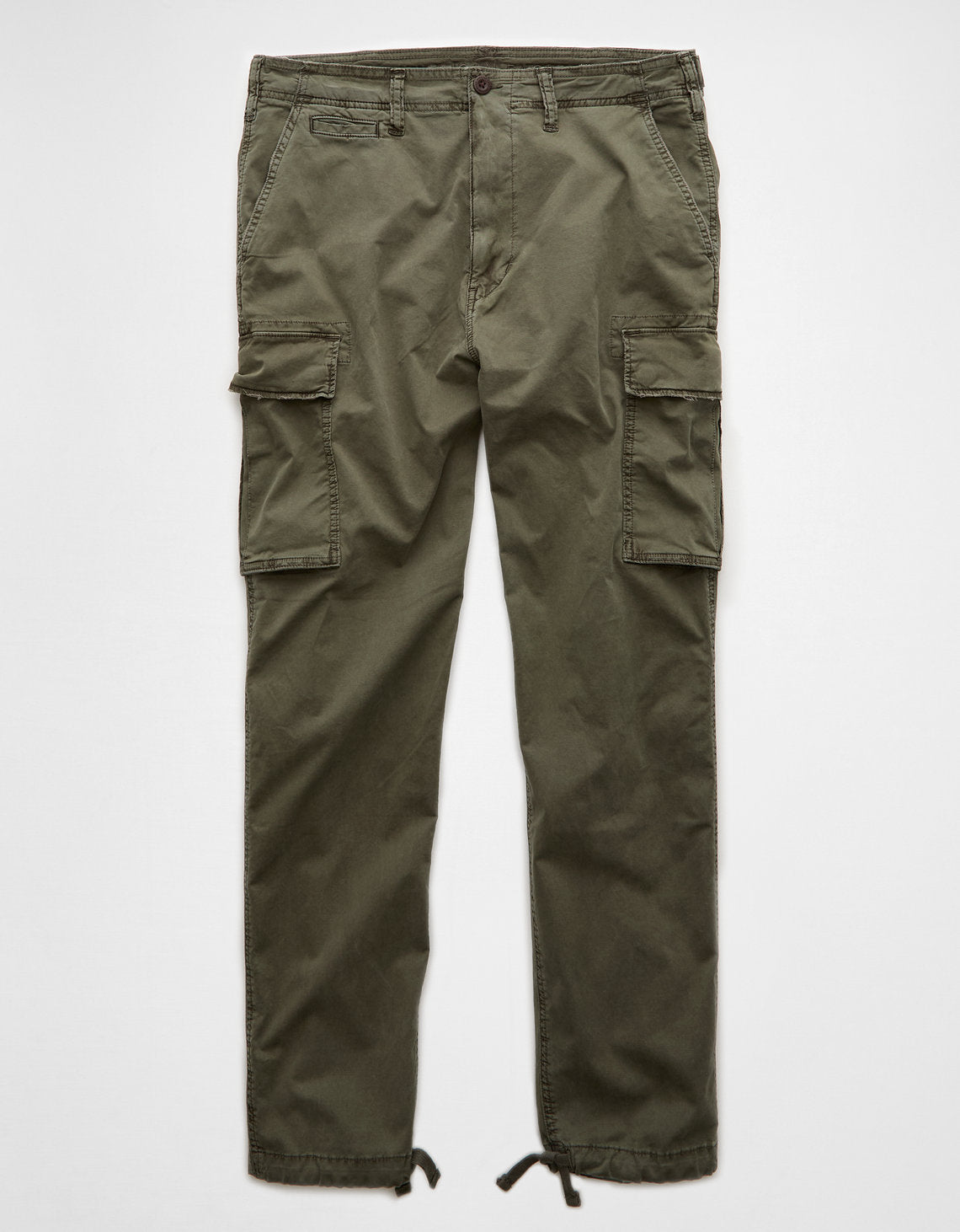 Pantalón Tipo Cargo Lived-In Ae - Verde 0123_4882_342_f