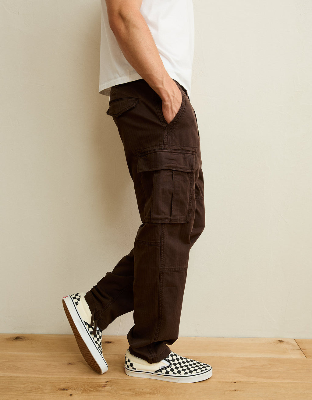 Pantalón Tipo Cargo Ae - Café 0123_5474_200_os