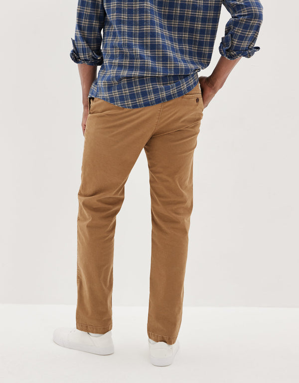 Pantalón Caqui Recto Original Ae Flex Usado - Caqui