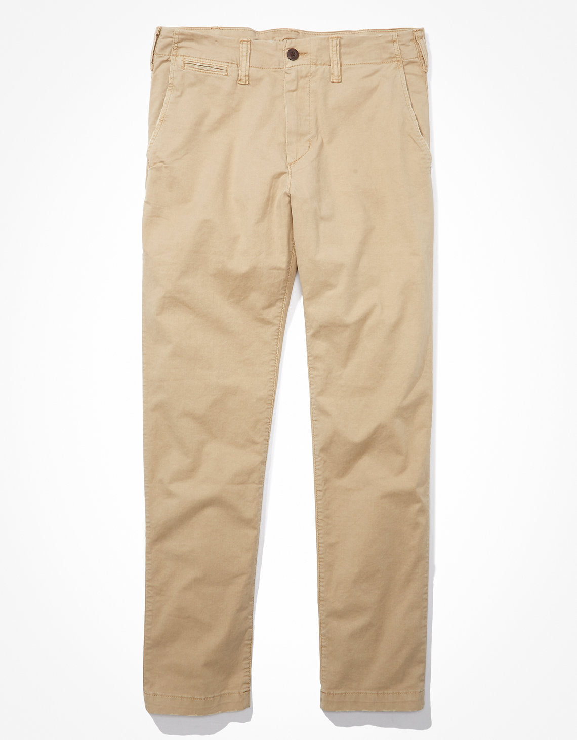 Pantalón Caqui Recto Original Ae Flex Usado - Caqui 0125_4711_281_f