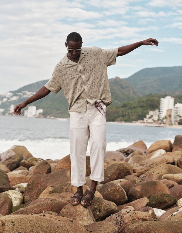 Pantalón Cargo Flex con cintura Elástica para Hombre - Generico