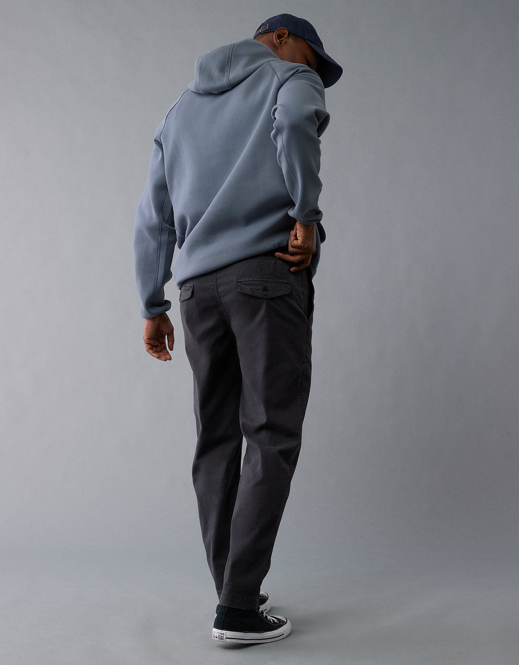 Pantalón ajustado de hombre AE - Negro 0127_5062_167_ob