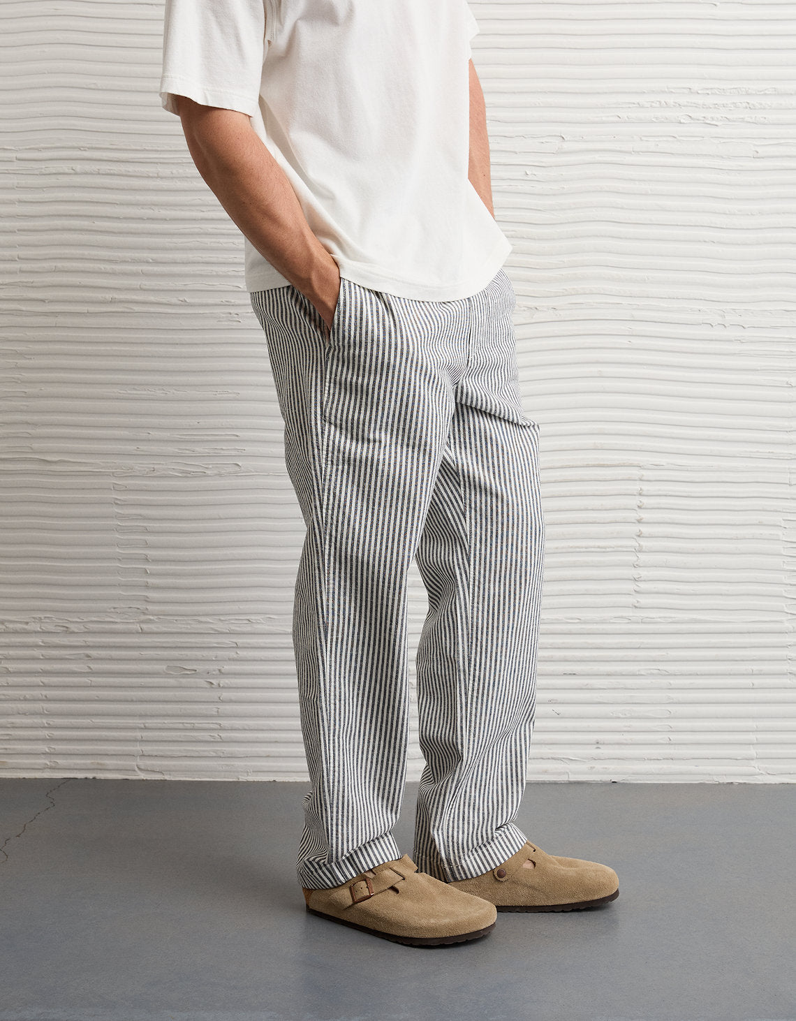 Pantalón Trekker de ajuste fácil - Azul 0127_5365_477_os