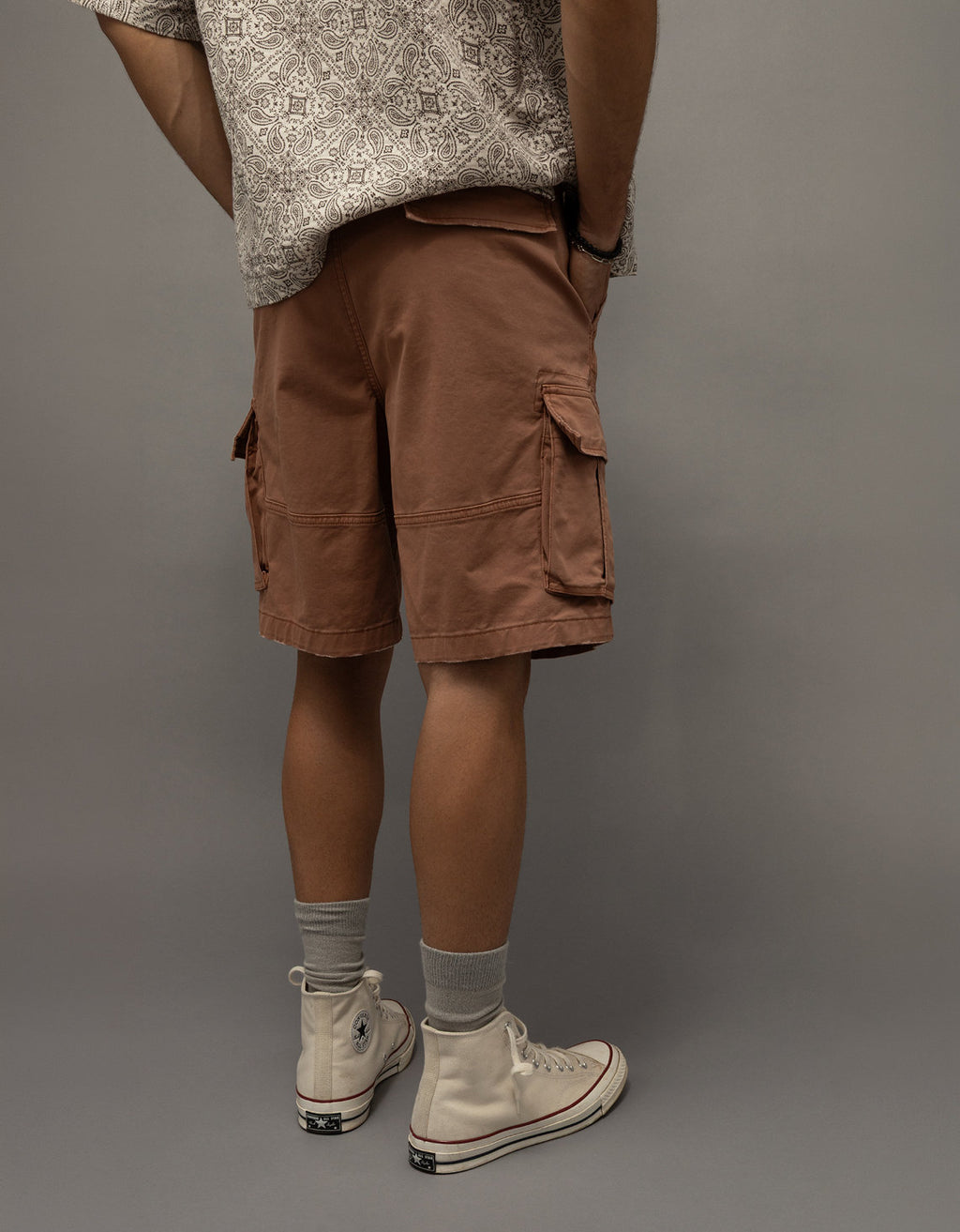 Short Cargo Flex Vivido Ae 10 - Café 0131_8181_026_ob