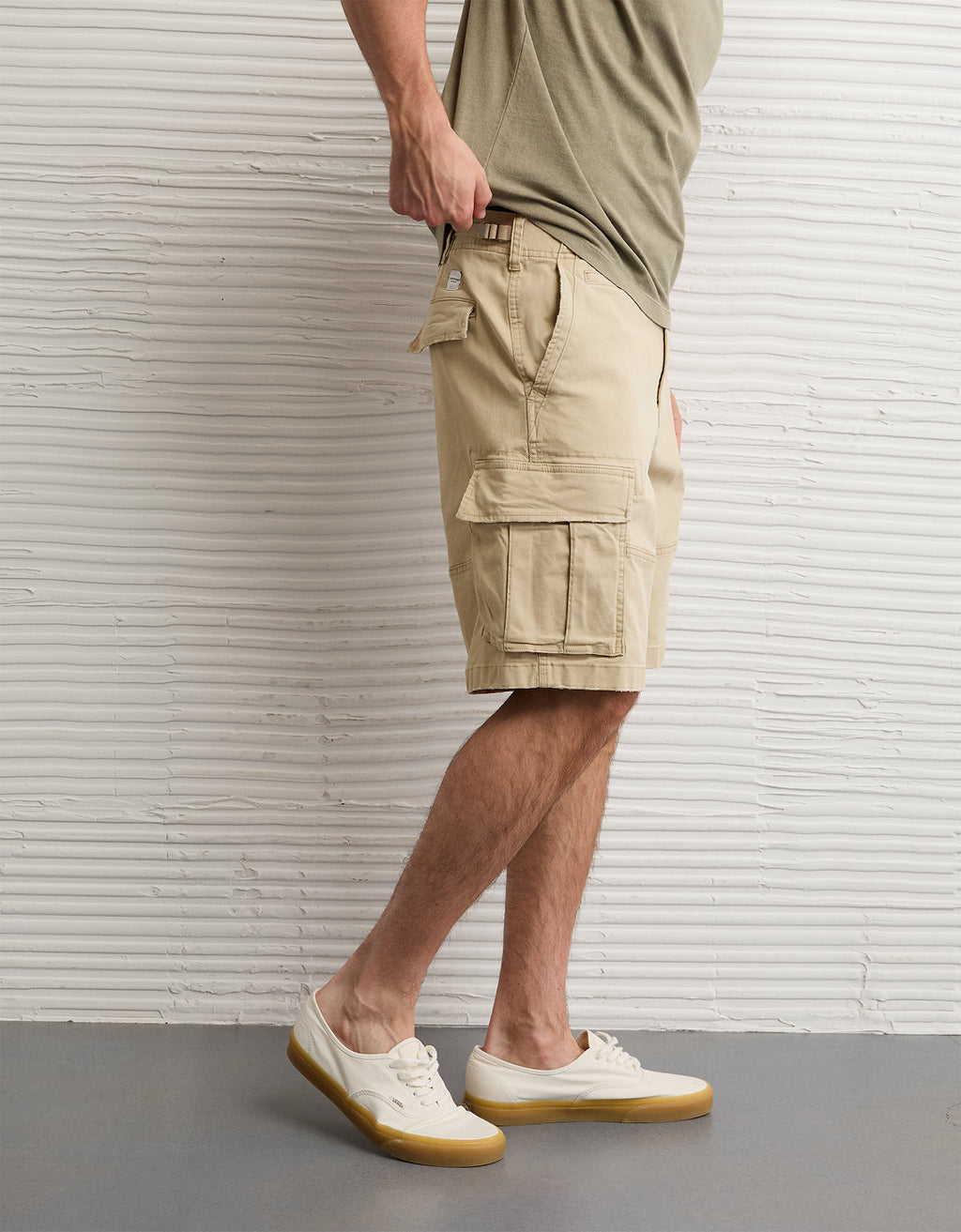 Short Cargo Flex Vivido Ae 10 - Caqui 0131_8181_212_os