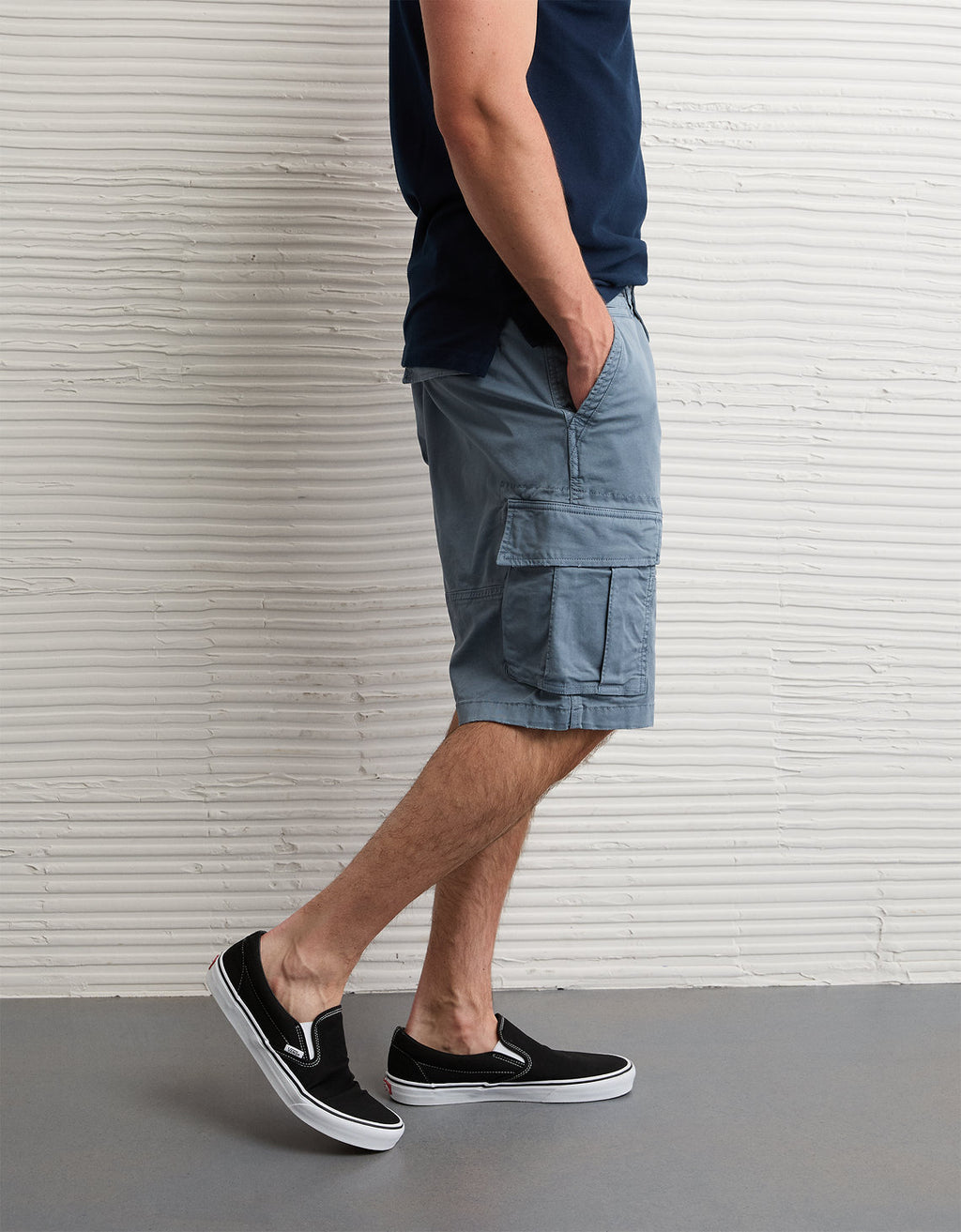 Short Cargo Flex Vivido Ae 10 - Azul 0131_8181_470_os