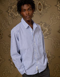 AE x Tru Kolors Camisa de Popelina a Rayas - Blanco 0151_2991_100_of
