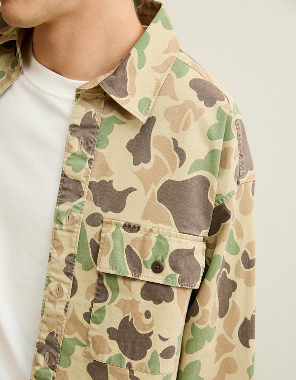 Sobrecamisa tipo Boxy Ae - Verde