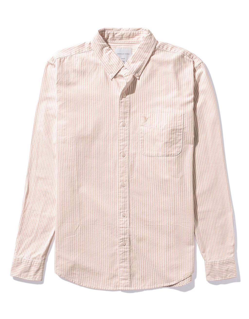 Camisa Slim de Rayas Manga Larga Hombre AE - Generico 0153_2103_237_f
