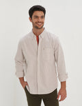 Camisa Slim de Rayas Manga Larga Hombre AE - Generico 0153_2103_237_of