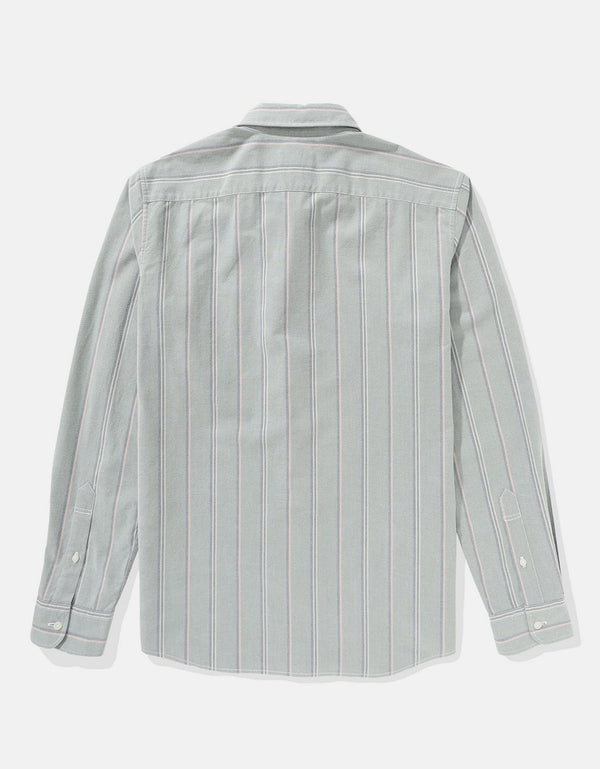 Camisa Slim de Rayas Manga Larga Hombre AE - Generico