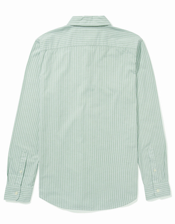 Camisa Slim de Rayas Manga Larga Hombre AE - Generico