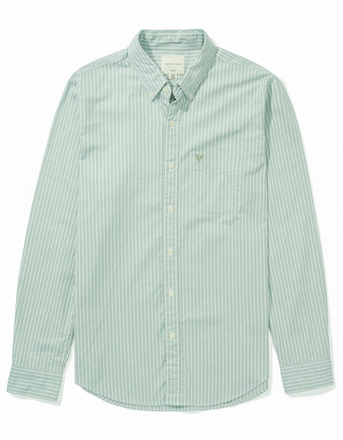 Camisa Slim de Rayas Manga Larga Hombre AE - Generico 0153_2103_347_f