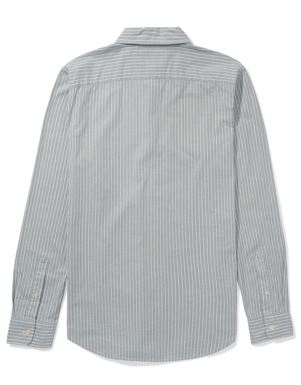 Camisa Slim de Rayas Manga Larga Hombre AE - Generico