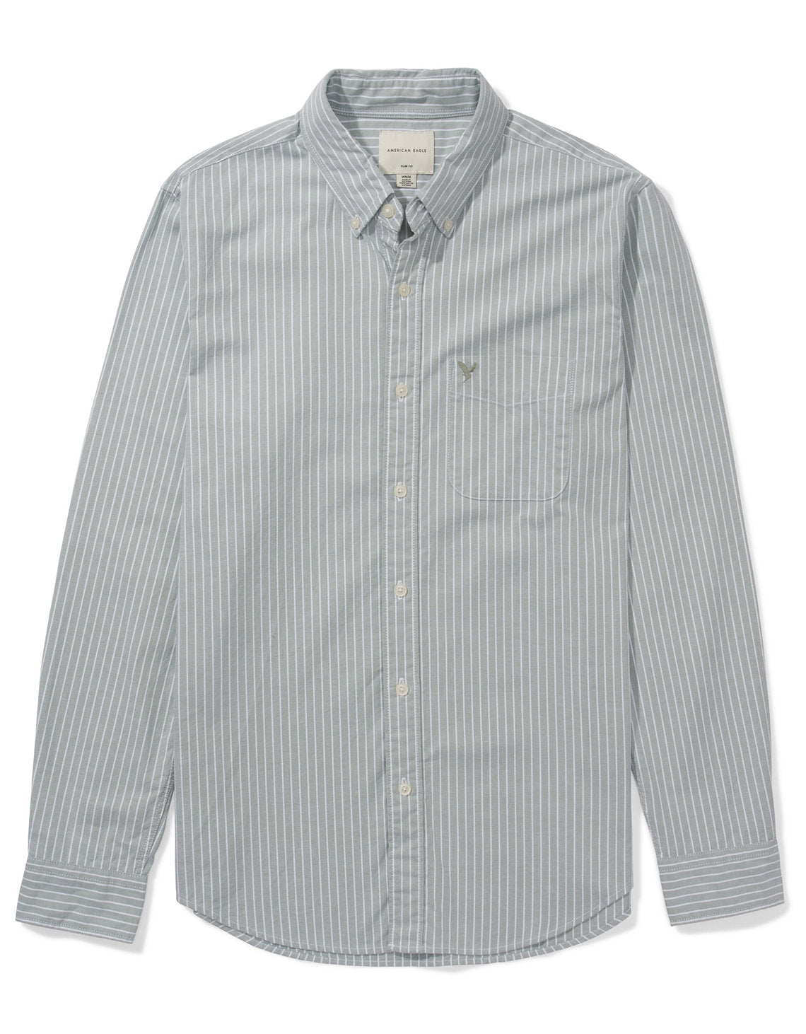 Camisa Slim de Rayas Manga Larga Hombre AE - Generico 0153_2103_379_f