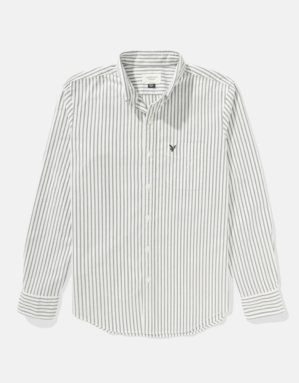Camisa Slim de Rayas Manga Larga Hombre AE - Azul 0153_2103_387_f
